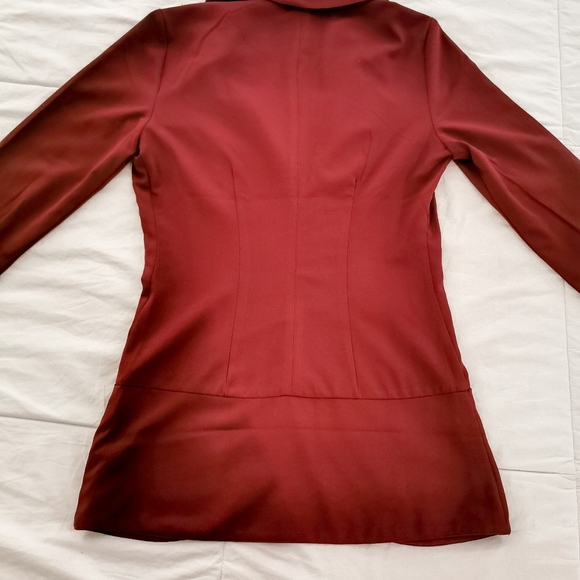 Burgundy Dynamite Blazer Size XS - Picture 6 of 6
